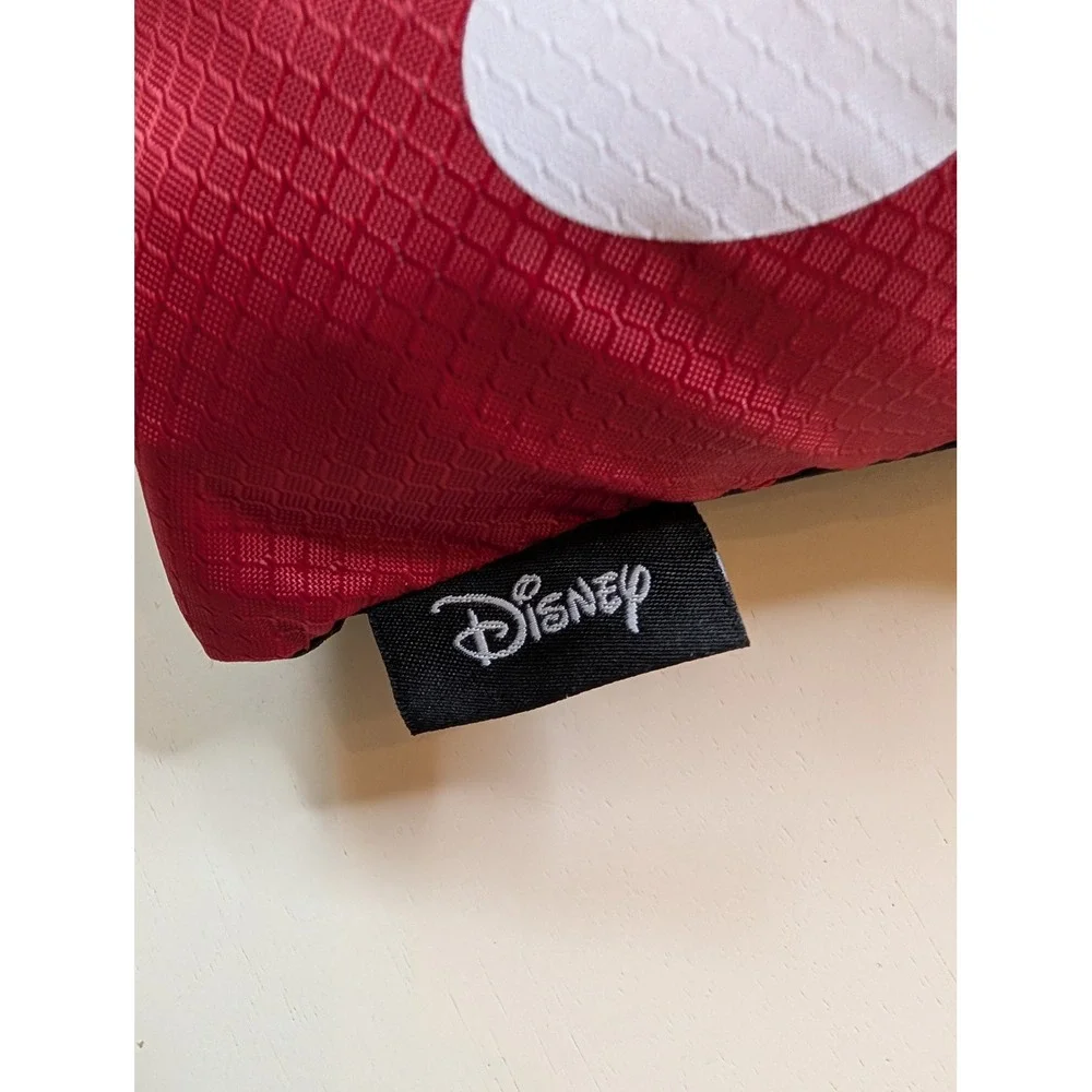 Disney Mickey Mouse Foldable Reusable Beach Picnic‎ Blanket W/ Weights Red Black